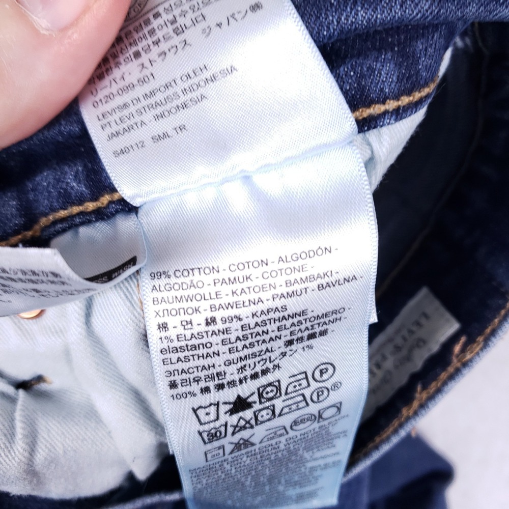 Levi's Premium 511 Slim Fit Jeans 34x34 Dark Blue - Picture 9 of 14